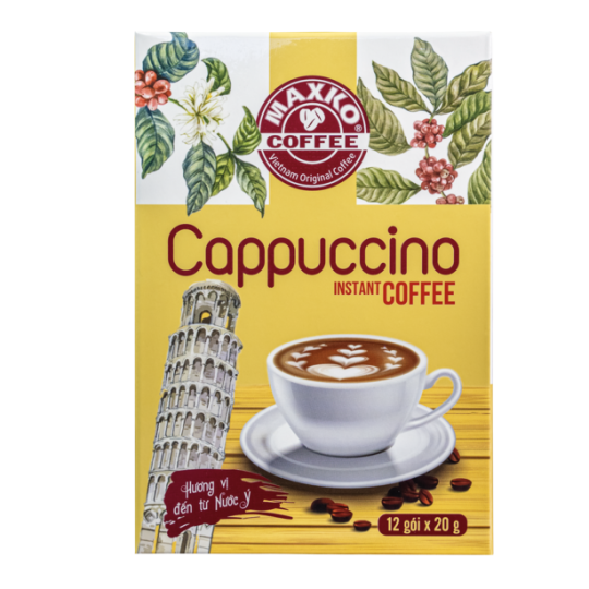 Cà phê Cappuccino 12 gói x 20gr