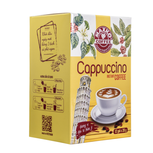 Cà phê Cappuccino 12 gói x 20gr