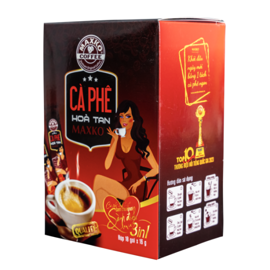 Cà phê 3 in 1 18 gói x 16gr