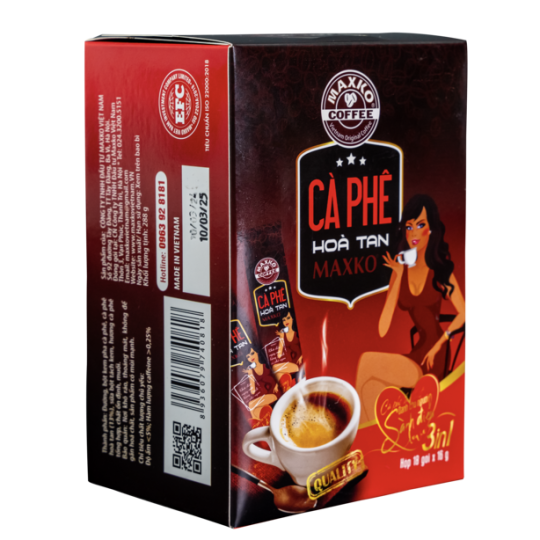 Cà phê 3 in 1 18 gói x 16gr